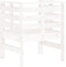 vidaXL - Tuinstoelen - 2 - st - 61,5x53x71 - cm - massief - grenenhout - wit