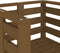 vidaXL - Tuinstoelen - 2 - st - 61,5x53x71 - cm - massief - grenenhout - honingbruin