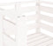 vidaXL - Tuinstoelen - 2 - st - 61,5x53x71 - cm - massief - grenenhout - wit