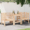 vidaXL - Tuinstoelen - 2 - st - 61,5x53x71 - cm - massief - grenenhout