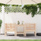 vidaXL - Tuinstoelen - 2 - st - 61,5x53x71 - cm - massief - grenenhout