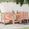 vidaXL - Tuinstoelen - 2 - st - 61,5x53x71 - cm - massief - douglashout
