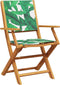 vidaXL - Tuinstoelen - 2 - st - bladpatroon - massief - acaciahout - en - stof