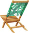 vidaXL - Tuinstoelen - 2 - st - bladpatroon - massief - acaciahout - en - stof