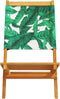 vidaXL - Tuinstoelen - 2 - st - bladpatroon - massief - acaciahout - en - stof