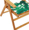 vidaXL - Tuinstoelen - 2 - st - bladpatroon - massief - acaciahout - en - stof