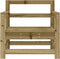 vidaXL - Tuinstoelen - 2 - st - geïmpregneerd - hout
