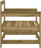 vidaXL - Tuinstoelen - 2 - st - geïmpregneerd - hout