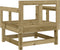vidaXL - Tuinstoelen - 2 - st - geïmpregneerd - hout