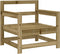 vidaXL - Tuinstoelen - 2 - st - geïmpregneerd - hout