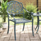 vidaXL - Tuinstoelen - 2 - st - gietaluminium - groen