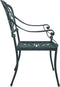 vidaXL - Tuinstoelen - 2 - st - gietaluminium - groen
