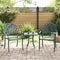 vidaXL - Tuinstoelen - 2 - st - gietaluminium - groen