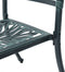 vidaXL - Tuinstoelen - 2 - st - gietaluminium - groen