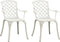 vidaXL - Tuinstoelen - 2 - st - gietaluminium - wit