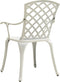 vidaXL - Tuinstoelen - 2 - st - gietaluminium - wit