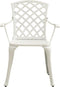 vidaXL - Tuinstoelen - 2 - st - gietaluminium - wit