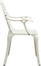 vidaXL - Tuinstoelen - 2 - st - gietaluminium - wit