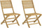 vidaXL - Tuinstoelen - 2 - st - inklapbaar - 48,5x61,5x87 - cm - massief - acaciahout