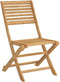vidaXL - Tuinstoelen - 2 - st - inklapbaar - 48,5x61,5x87 - cm - massief - acaciahout