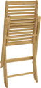 vidaXL - Tuinstoelen - 2 - st - inklapbaar - 48,5x61,5x87 - cm - massief - acaciahout