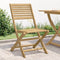vidaXL - Tuinstoelen - 2 - st - inklapbaar - 48,5x61,5x87 - cm - massief - acaciahout