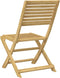 vidaXL - Tuinstoelen - 2 - st - inklapbaar - 48,5x61,5x87 - cm - massief - acaciahout