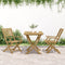 vidaXL - Tuinstoelen - 2 - st - inklapbaar - 54,5x61,5x86,5 - cm - acaciahout
