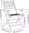 vidaXL - Tuinstoelen - 2 - st - inklapbaar - 54,5x61,5x86,5 - cm - acaciahout