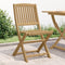 vidaXL - Tuinstoelen - 2 - st - inklapbaar - 57x48,5x90 - cm - massief - acaciahout