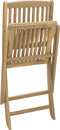 vidaXL - Tuinstoelen - 2 - st - inklapbaar - 57x48,5x90 - cm - massief - acaciahout