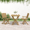vidaXL - Tuinstoelen - 2 - st - inklapbaar - 58x54,5x90 - cm - massief - acaciahout