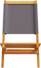 vidaXL - Tuinstoelen - 2 - st - inklapbaar - acaciahout - en - stof - antracietkleurig