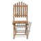 vidaXL - Tuinstoelen - 2 - st - inklapbaar - bamboe