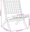 vidaXL - Tuinstoelen - 2 - st - inklapbaar - massief - acaciahout - en - stof - rood