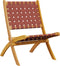 vidaXL - Tuinstoelen - 2 - st - inklapbaar - massief - acaciahout - en - stof - rood
