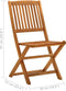 vidaXL - Tuinstoelen - 2 - st - inklapbaar - massief - eucalyptushout