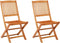 vidaXL - Tuinstoelen - 2 - st - inklapbaar - massief - eucalyptushout