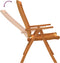 vidaXL - Tuinstoelen - 2 - st - inklapbaar - massief - eucalyptushout