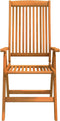 vidaXL - Tuinstoelen - 2 - st - inklapbaar - massief - eucalyptushout