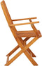 vidaXL - Tuinstoelen - 2 - st - inklapbaar - massief - eucalyptushout