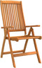 vidaXL - Tuinstoelen - 2 - st - inklapbaar - massief - eucalyptushout