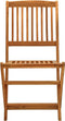 vidaXL - Tuinstoelen - 2 - st - inklapbaar - massief - eucalyptushout