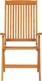 vidaXL - Tuinstoelen - 2 - st - inklapbaar - massief - eucalyptushout