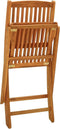 vidaXL - Tuinstoelen - 2 - st - inklapbaar - massief - eucalyptushout