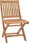 vidaXL - Tuinstoelen - 2 - st - inklapbaar - massief - teakhout