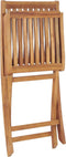 vidaXL - Tuinstoelen - 2 - st - inklapbaar - massief - teakhout
