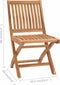 vidaXL - Tuinstoelen - 2 - st - inklapbaar - massief - teakhout