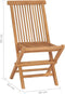 vidaXL - Tuinstoelen - 2 - st - inklapbaar - massief - teakhout