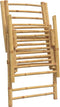 vidaXL - Tuinstoelen - 2 - st - inklapbaar - met - kussens - bamboe